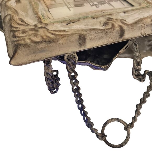 Vintage Venetian Memories Hanging Photo Frame Collage With Chain - Picture 9 of 10